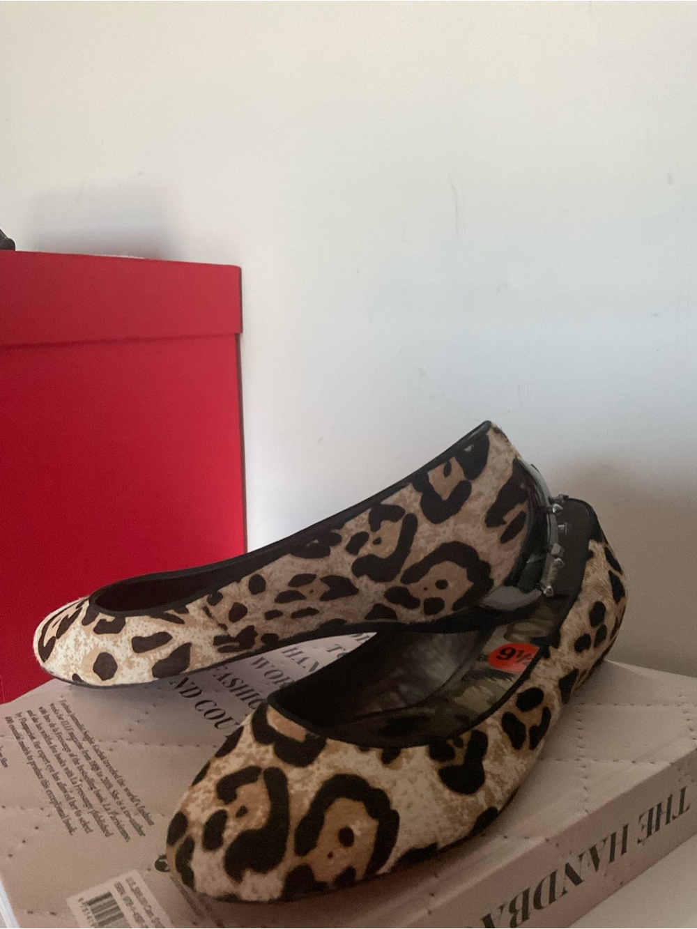 Sam Edelman Leopard Print Ballet Flats - Women's Size 9.5